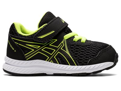 Asics Contend 7 Tekaški Čevlji Otroški Črne Zelene | SI2484-535