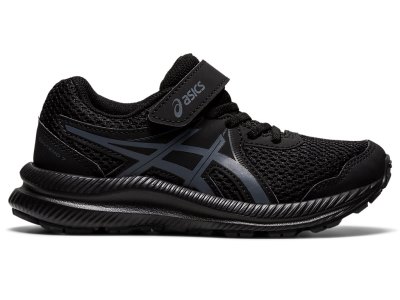 Asics Contend 7 Tekaški Čevlji Otroški Črne Sive | SI8912-954