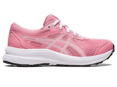 Asics Contend 8 Športne Superge Otroški Roza Bele | SI7107-192