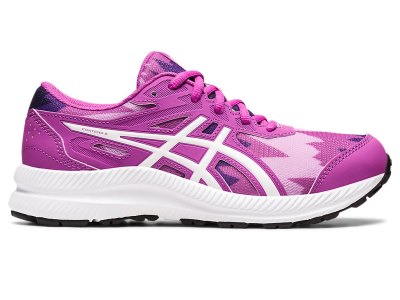 Asics Contend 8 Športne Superge Otroški Vijolične Bele | SI2892-906