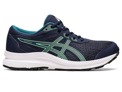 Asics Contend 8 Športne Superge Otroški Črne Turkizna | SI4678-795