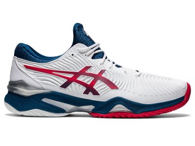 Asics Court FF 2 Teniški Copati Moški Bele Modre | SI6950-703