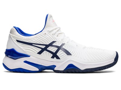 Asics Court FF 2 Teniški Copati Ženske Bele Modre | SI3029-171