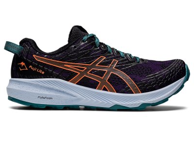 Asics Fuji Lite 3 Tekaški Čevlji Ženske Temno Vijolične Oranžne | SI4825-866