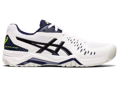 Asics Gel-challenger 12 Teniški Copati Moški Bele Temno Modre | SI6029-586