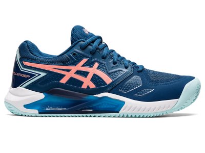 Asics Gel-challenger 13 Clay Teniški Copati Ženske Svetlo Indigo Koralne | SI3803-918