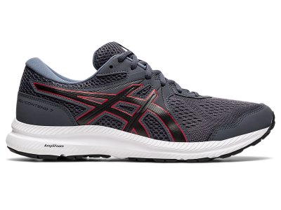 Asics Gel-contend 7 (4E) Tekaški Čevlji Moški Sive Rdeče | SI7248-130