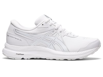 Asics Gel-contend Walker Tekaški Čevlji Ženske Bele Bele | SI1700-391