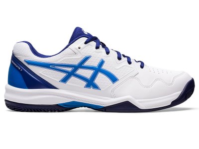 Asics Gel-dedicate 7 Clay Teniški Copati Moški Bele Modre | SI8332-711