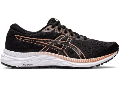 Asics Gel-eXCite 7 Tekaški Čevlji Ženske Črne Roza Zlate | SI1819-776