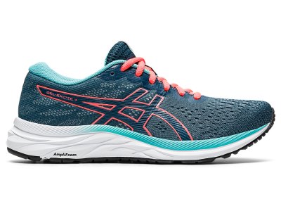 Asics Gel-eXCite 7 Tekaški Čevlji Ženske Modre Oranžne Rdeče | SI4675-070