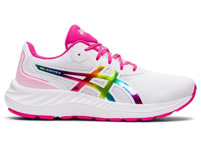 Asics Gel-eXCite 9 Športne Superge Otroški Bele Roza | SI4489-159