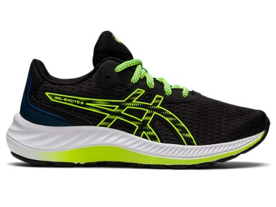 Asics Gel-eXCite 9 Športne Superge Otroški Črne Zelene | SI6103-527