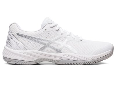 Asics Gel-game 9 Teniški Copati Ženske Bele Srebrne | SI9844-395