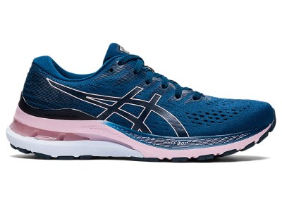 Asics Gel-kayano 28 (D) Tekaški Čevlji Ženske Modre Roza | SI5736-748