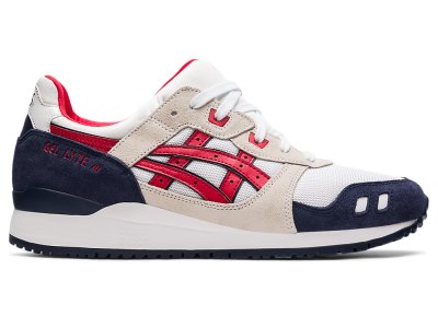 Asics Gel-lyte III OG Superge Ženske Bele Rdeče | SI4161-526