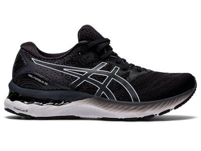 Asics Gel-nimbus 23 (D) Tekaški Čevlji Ženske Črne Bele | SI0021-496