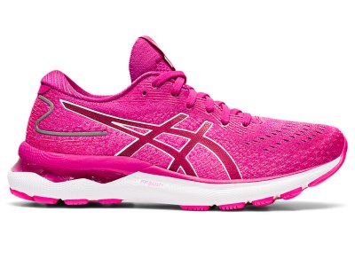 Asics Gel-nimbus 24 Tekaški Čevlji Ženske Fuksije Rdeče Bele | SI0136-739