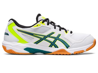 Asics Gel-rocket 10 Odbojkarski Čevlji Moški Bele Temno Zelene | SI2869-073