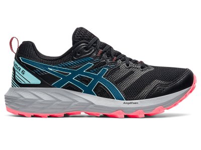 Asics Gel-sonoma 6 Tekaški Čevlji Ženske Črne Temno Turkizna | SI4232-823