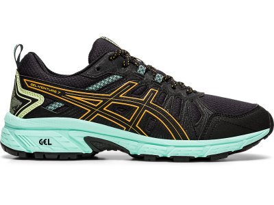 Asics Gel-ventuRE 7 (D) Tekaški Čevlji Ženske Črne Oranžne | SI2487-286