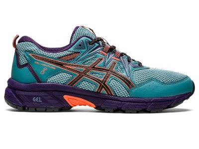 Asics Gel-ventuRE 8 Tekaški Čevlji Ženske Svetlo Modre Temno Zelene Oranžne | SI5286-158