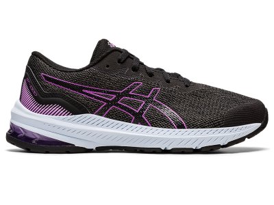 Asics Gt-1000 11 Športne Superge Otroški Temno Sive Vijolične | SI0436-774