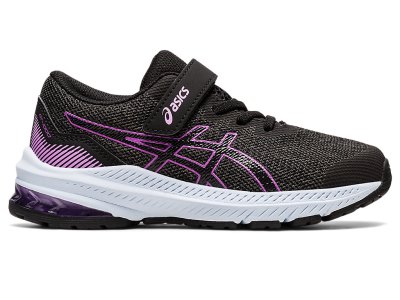 Asics Gt-1000 11 Športne Superge Otroški Temno Sive Vijolične | SI2886-773