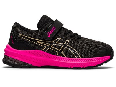 Asics Gt-1000 11 Športne Superge Otroški Temno Sive Rumene | SI8406-544