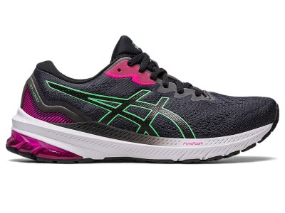 Asics Gt-1000 11 Tekaški Čevlji Ženske Črne Zelene | SI6291-921