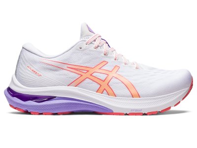 Asics Gt-2000 11 Tekaški Čevlji Ženske Bele Svetlo Oranžne | SI8923-964