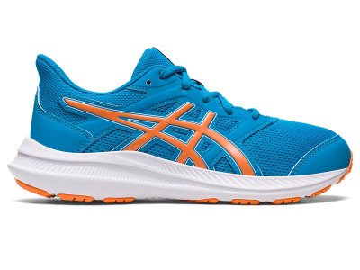 Asics Jolt 4 Športne Superge Otroški Modre Oranžne | SI7476-311