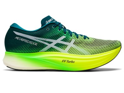 Asics Metaspeed Edge+ Tekaški Čevlji Moški Temno Zelene Rumene | SI9702-223