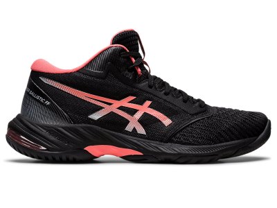 Asics Netburner Ballistic FF MT 3 Odbojkarski Čevlji Ženske Črne Koralne | SI1226-698