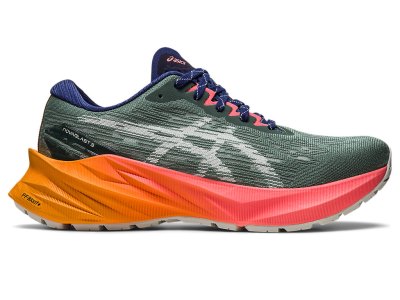 Asics Novablast 3 Tr Tekaški Čevlji Ženske Olivno Zelene Koralne | SI3654-812