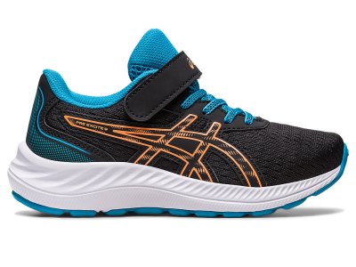 Asics PRE EXCite 9 Športne Superge Otroški Črne Oranžne | SI1790-293