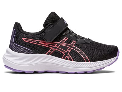 Asics PRE EXCite 9 Športne Superge Otroški Črne Koralne | SI3914-594