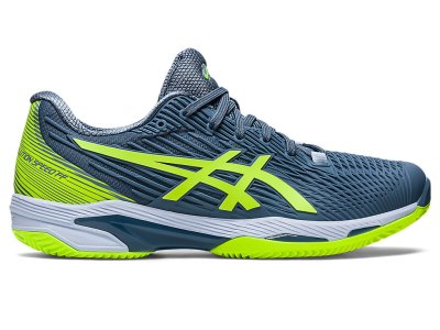 Asics Solution Speed FF 2 Clay Teniški Copati Moški Sive Modre Zelene | SI2828-750