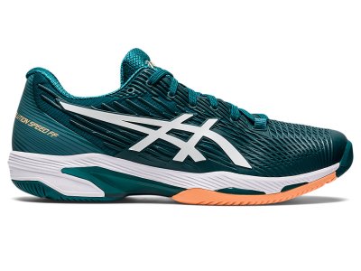 Asics Solution Speed FF 2 Teniški Copati Moški Temno Zelene Bele | SI2584-385