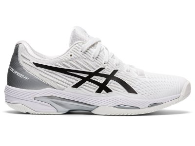 Asics Solution Speed FF 2 Teniški Copati Ženske Bele Črne | SI4948-042