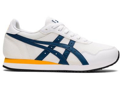 Asics Tiger Runner Tekaški Čevlji Otroški Bele Svetlo Indigo | SI2248-228