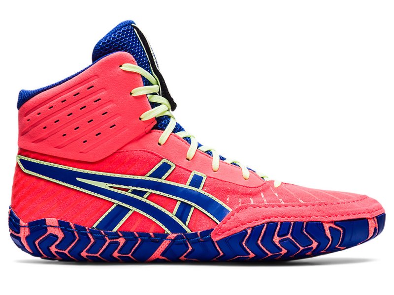 Asics Aggressor 4 Rokoborski Čevlji Moški Koralne Modre | SI5549-091