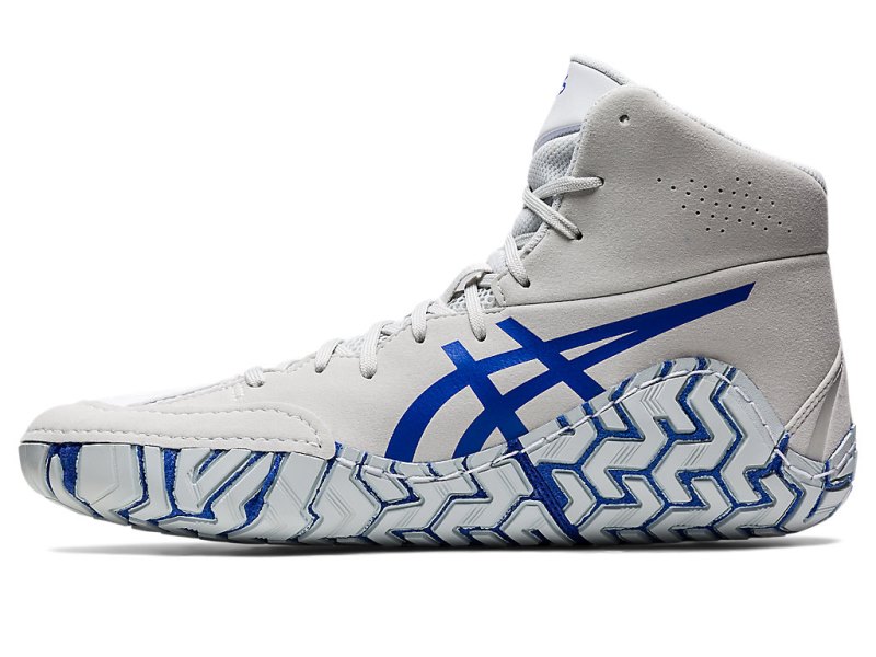 Asics Aggressor 5 Rokoborski Čevlji Moški Bele Modre | SI2576-016