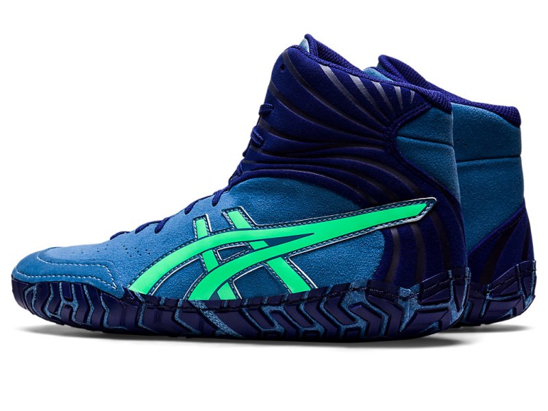 Asics Aggressor 5 Rokoborski Čevlji Moški Azurno Turkizna | SI5134-979