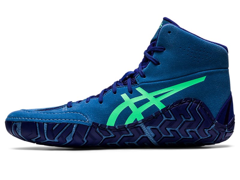 Asics Aggressor 5 Rokoborski Čevlji Moški Azurno Turkizna | SI5134-979