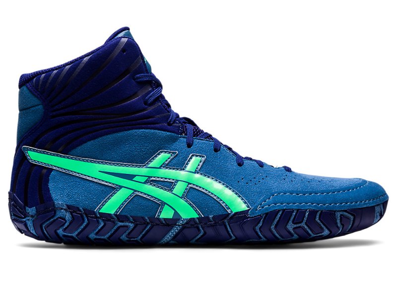 Asics Aggressor 5 Rokoborski Čevlji Moški Azurno Turkizna | SI5134-979