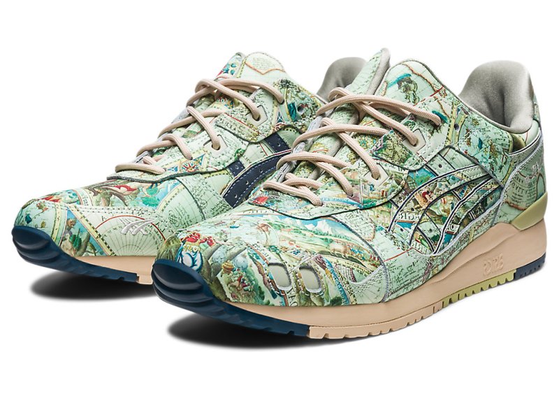 Asics Atmos X Gel-lyte III OG Superge Moški Zelene Črne Modre | SI0272-710