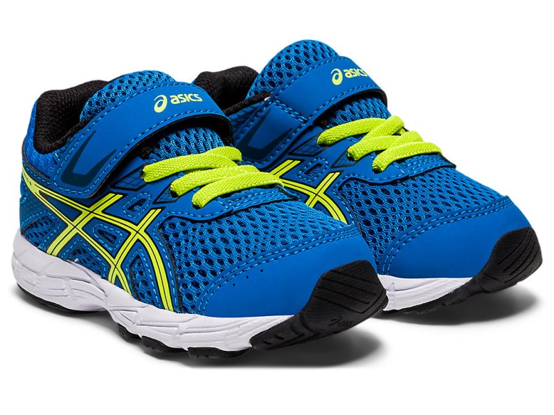 Asics Contend 6 Tekaški Čevlji Otroški Modre Svetlo Zelene | SI7671-092