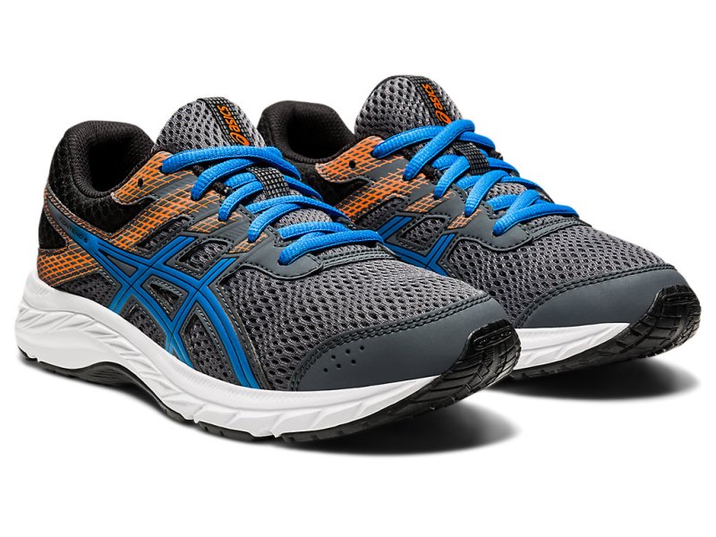 Asics Contend 6 Tekaški Čevlji Otroški Sive Modre | SI7556-844