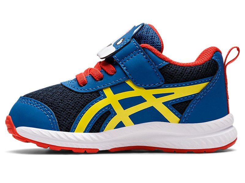 Asics Contend 7 Športne Superge Otroški Modre Rumene | SI2317-365